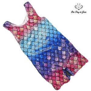 Tuonroad Scale Pattern Boyshort Leotard Size M